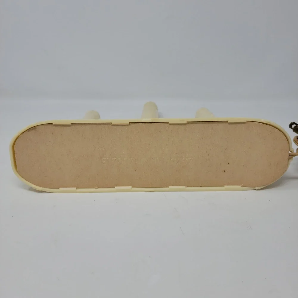 Vintage Safe T‎ Glo 3 Light Candolier Ivory Plastic Christmas Window Decor